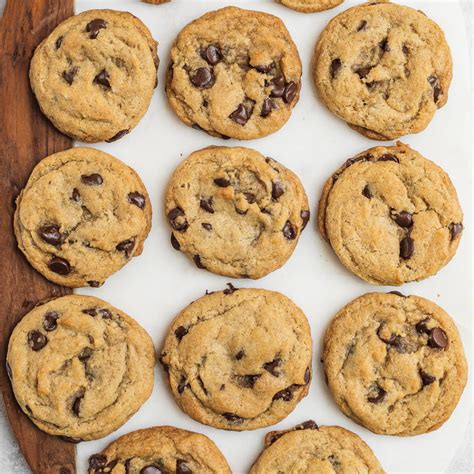 Remove the cookies to a wire rack to cool and repeat the process with the rest of the batter. Classic Vegan Chocolate Chip Cookies