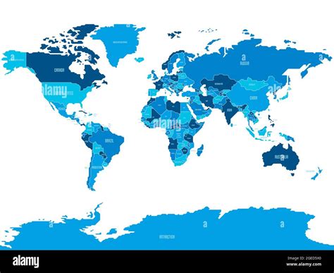 Mapa Esquemático Simplificado Del Mundo Mapa Político De Países Con