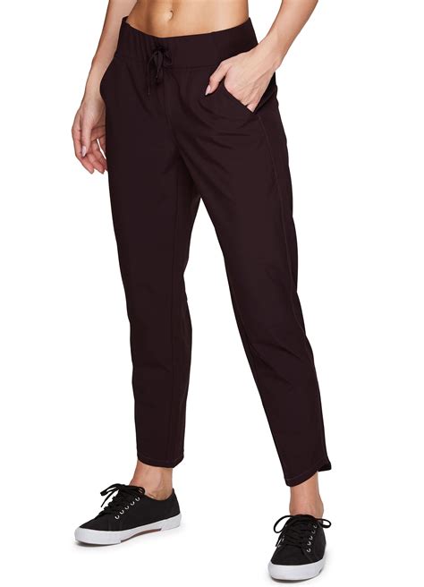 Rbx Rbx Active Womens Ankle Length Lightweight Woven Pant With