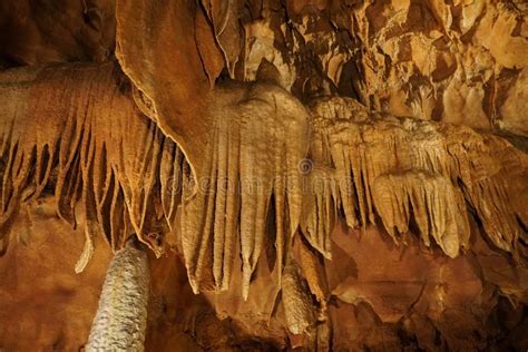 Beautiful Rock Formations Inside Of Diamond Cave At Mammoth Cave