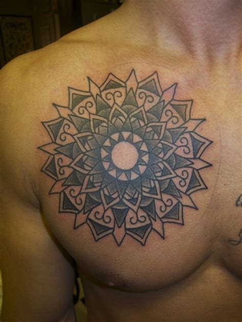 Great Circle Tattoo On Chest Chest Tattoo Tattoos For Guys