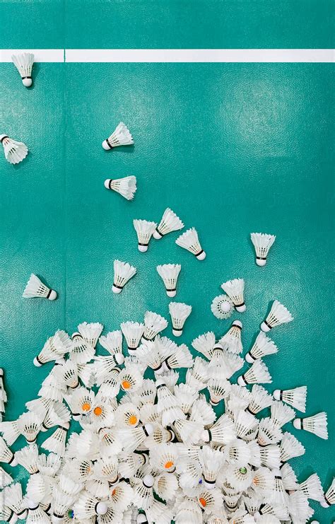 "Badminton Shuttlecocks" by Stocksy Contributor "MEM Studio" - Stocksy