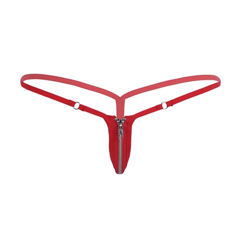 Buy Iefielwomen Sexy Micro Mini Thongs G Strings T Back Bikini Zipper Panties Underwear Online