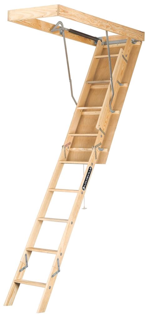l224p premium wood attic ladder 22 1 2 x 54 x 10 empire moulding and millwork
