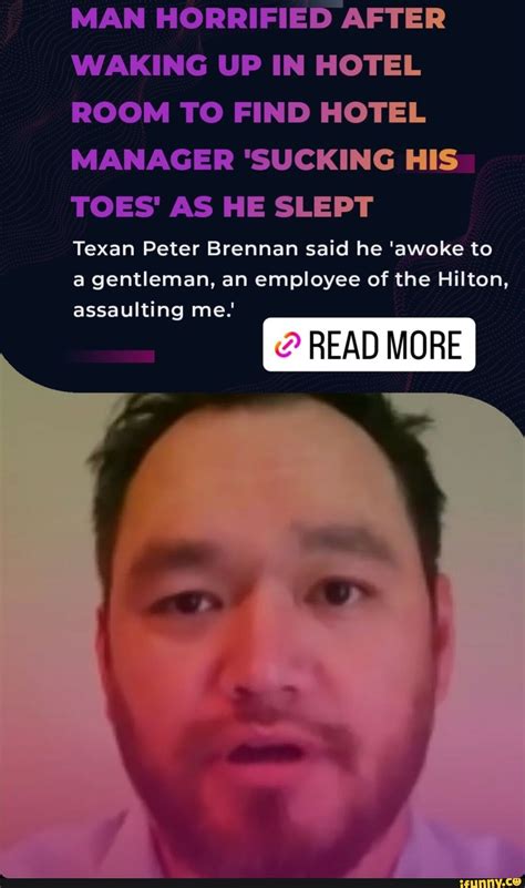 Man Horrified After Waking Up In Hotel Room To Find Hotel Manager Sucking His Toes As He