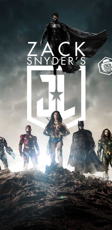 Zack snyder's justice league, batman, dc comics, monochrome, 2021 movies. 1440x2960 Zack Snyder's Justice League Poster FanArt Samsung Galaxy Note 9,8, S9,S8,S8+ QHD ...