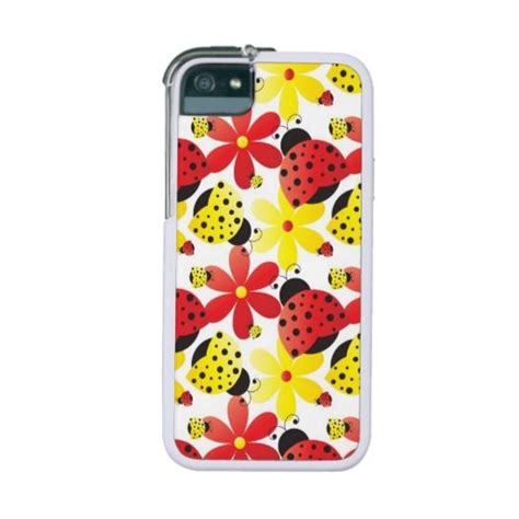 Cheerful Ladybugs Case For Iphone 5 Cheerful