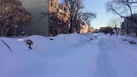 Blizzard Of 2016 Brings Record Snow To Baltimore Youtube