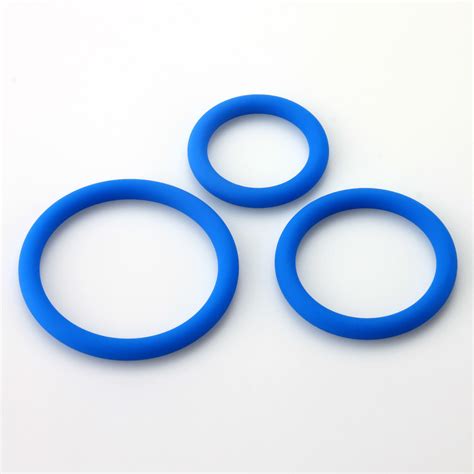 Leluv Thin Round Smooth Cock Ring 3 Pack Penis Rings Ebay