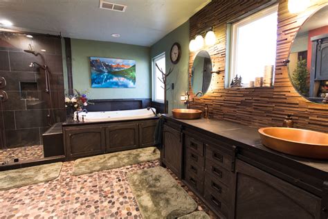Fort Worth Master Bathroom Remodel | Mountain Oasis Theme | Jarrell