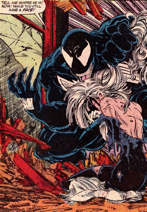 Venom And Black Catamazing Spider Man 316 June 1989art By Todd