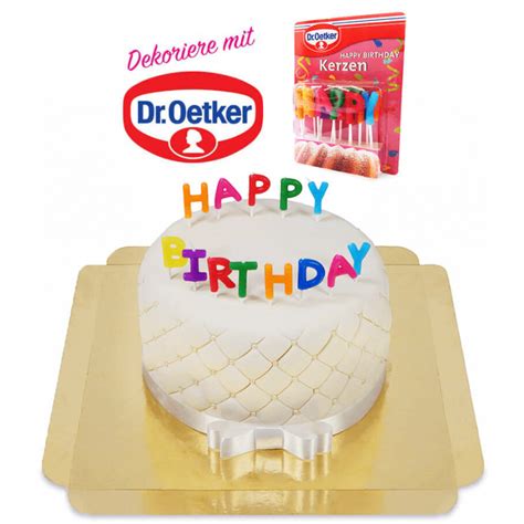 Droetker Happy Birthday Deluxe Taart Jeeigentaartnl