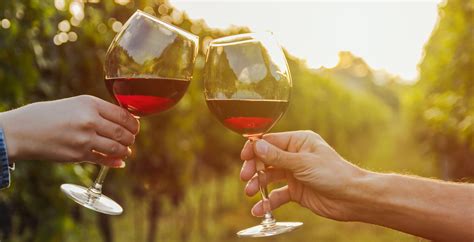 Clinking glasses emoji details & meaning. Two hands clinking red wine glass in a Vineyard during ...