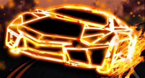 Flaming Lamborghini Reventon By Leftee123 On Deviantart