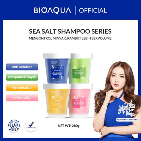 Jual BIOAQUA Sea Salt Shampoo 280g Hair Care Rambut Menyegarkan Dan