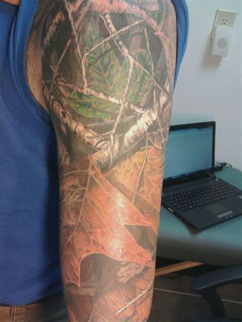 Tattoo sleeve material for92%nylon+ 8%polyurethane (92%nylon + 8%spandex). mossy oak tattoo