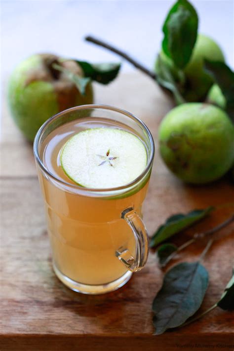 hot apple cider vinegar tea acv detox drink recipe