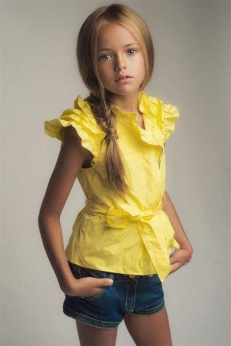 Trop Jeune Pour Tre Mannequin Kristina Pimenova Est La Plus Jolie Fille Du Monde Ans Le