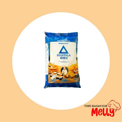 Jual Tepung Segitiga Biru Premium 1 Kg Bogasari Flour Shopee Indonesia