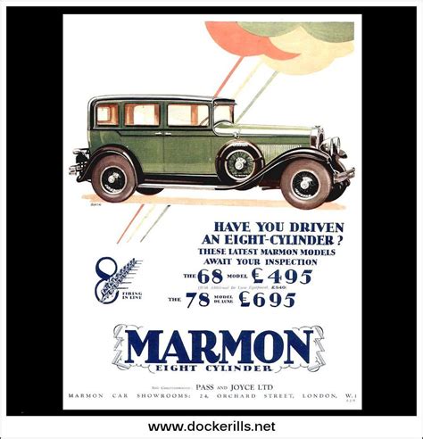Marmon Automobile Advertising Car Advertising Car