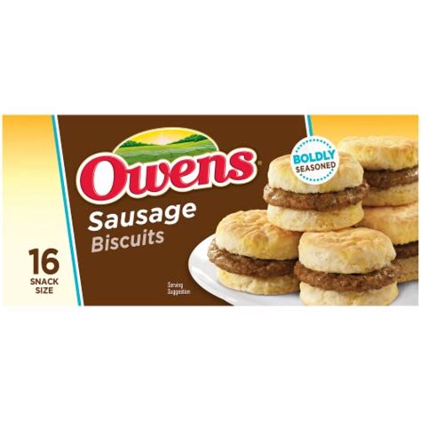 Owens Sausage Biscuits 16 Ct 2768 Oz Kroger