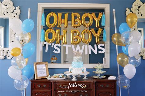 Twin Boy Baby Shower Themes The Ultimate List Of Twin Baby Shower