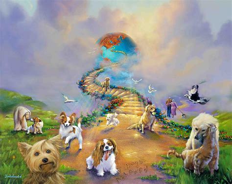 Do dogs and other pets go to heaven? Fine Art - JimWarrren.com
