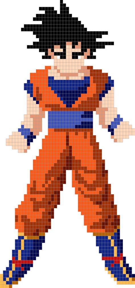 Pixel Art Grid Goku Pixel Art Grid Gallery