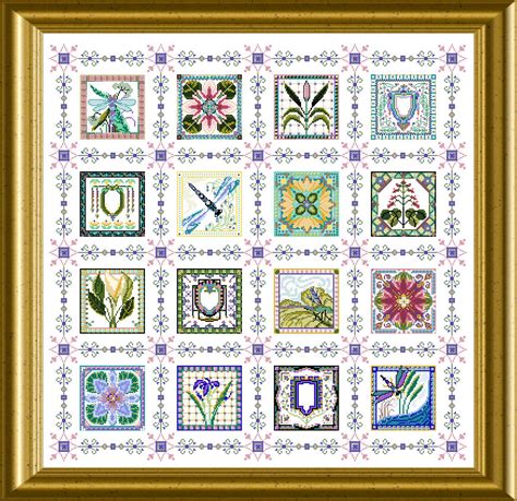 This helps you know how much cloth or fabric you need to complete back in ye olden days when i was learning to cross stitch circa 1988, counted cross stitch patterns all included little clipart directions on how to cross stitch. Waterlily Pond Quilt - Counted Cross Stitch Pattern