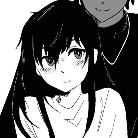 Pin By Beca On Matching Black And White Couples Black Anime