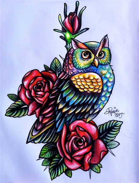 Owl Tattoo Design By Moterpants On Deviantart