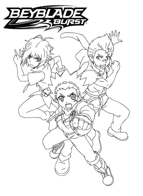 Beyblade Coloring Pages 57 Images Free Printable
