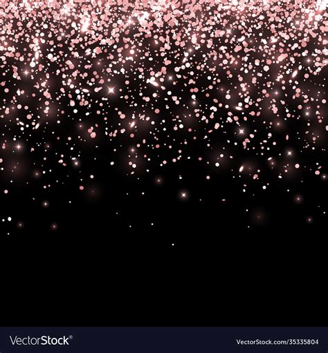 Glitter Black And Rose Gold Background Blogician