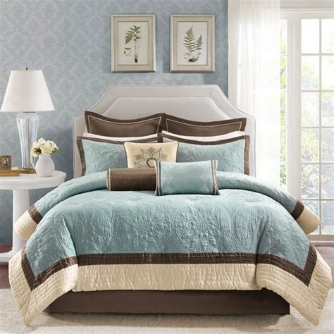 Comforter sets add a great sense of style and comfort to your bedroom. Teal and Brown Bedding Product Selections - HomesFeed