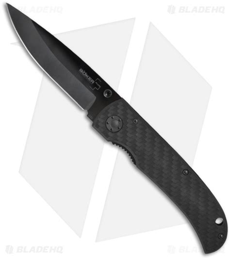Boker Plus Anti Grav Liner Lock Knife Carbon Fiber 325 Black Ceramic