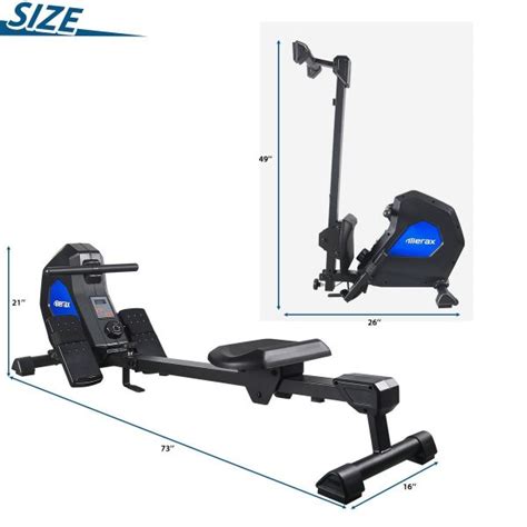 Merax Indoor Folding Magnetic Rowing Machine Ms037153baa Review