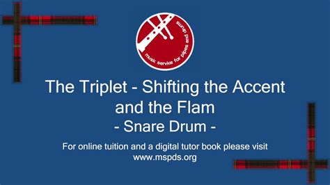 The Triplet Shifting The Accent And The Flam Youtube