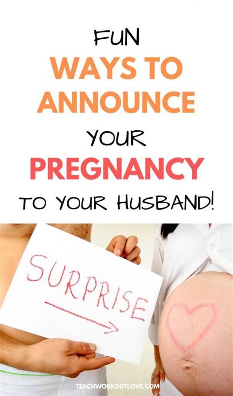 Fun Ways To Announce You Re Pregnant To Your Hubby Twl
