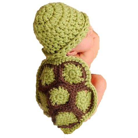 Baby Turtle Outfit Crochet Pattern Weave Crochet