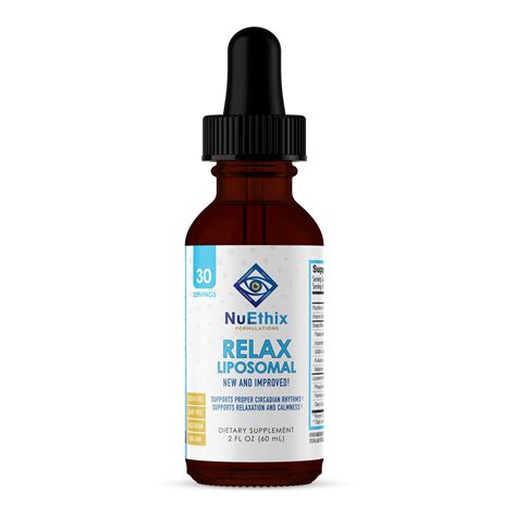 Buy Nuethix Formulations Relax Liposomal Supplement Formula To Support