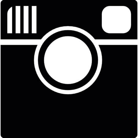 Logo Instagram Sur Fond Noir