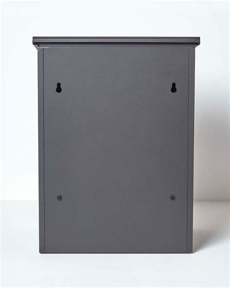 Medium Front Access Dark Grey Smart Parcel Box