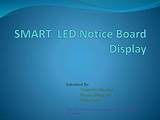 Led Display Notice Board Project Photos