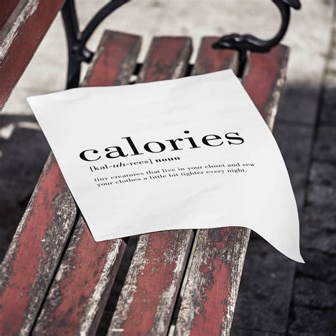 Calories Definition Print Kitchen Wall Art Calories Etsy