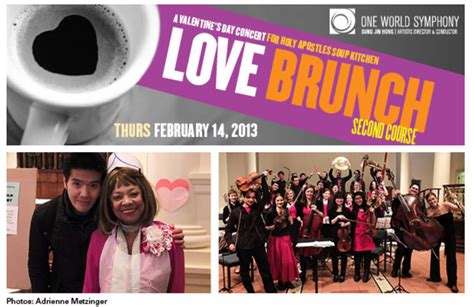Holy apostles soup kitchen is the largest soup kitchen in new york and has been a symbol of hope and compassion in the chelsea section of manhattan since 1982. AfriClassical: One World Symphony Presents 'Love Brunch ...