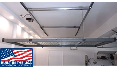 Garage Storage Lift 400 Lbs W Remote Auxx Lift 1400 — Ambient Home
