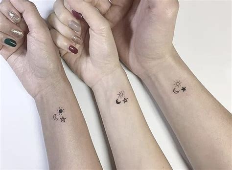Friend Tattoos Friendship Trio Tattoo Your Number