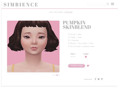 Pumpkin Skinblend Simbience On Patreon In 2020 Sims 4 Cc Skin