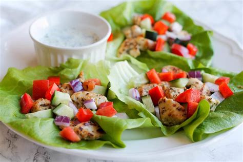 It's spicy, but you can control the spice level (read notes at the bottom of the page). Greek Chicken Lettuce Wraps