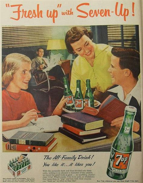 Vintage 1950s Seven Up Advertisement 1953 7 Up Soda Ad Old